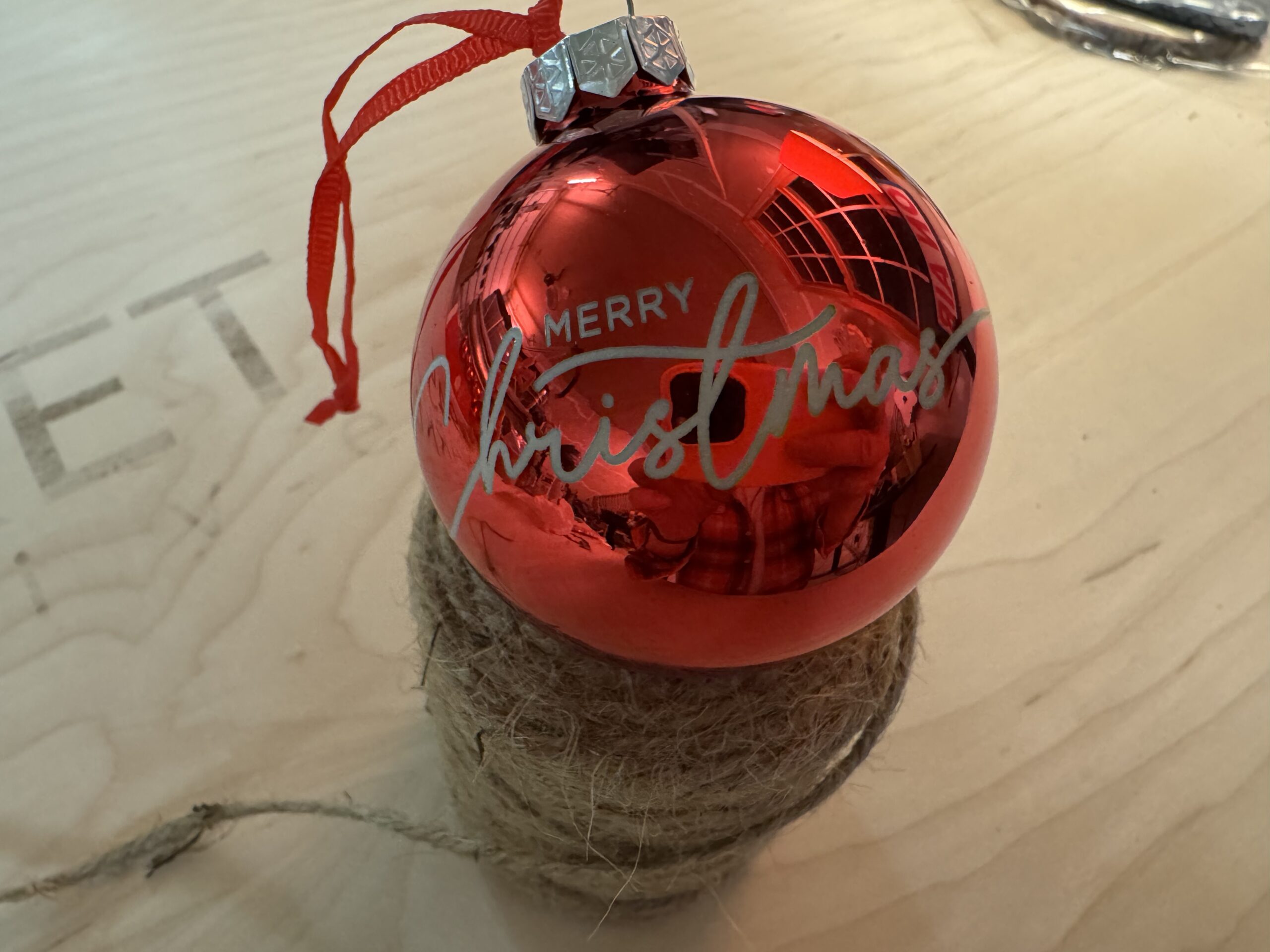 Custom Engraved Christmas Ball Custom Engraved Christmas Ball