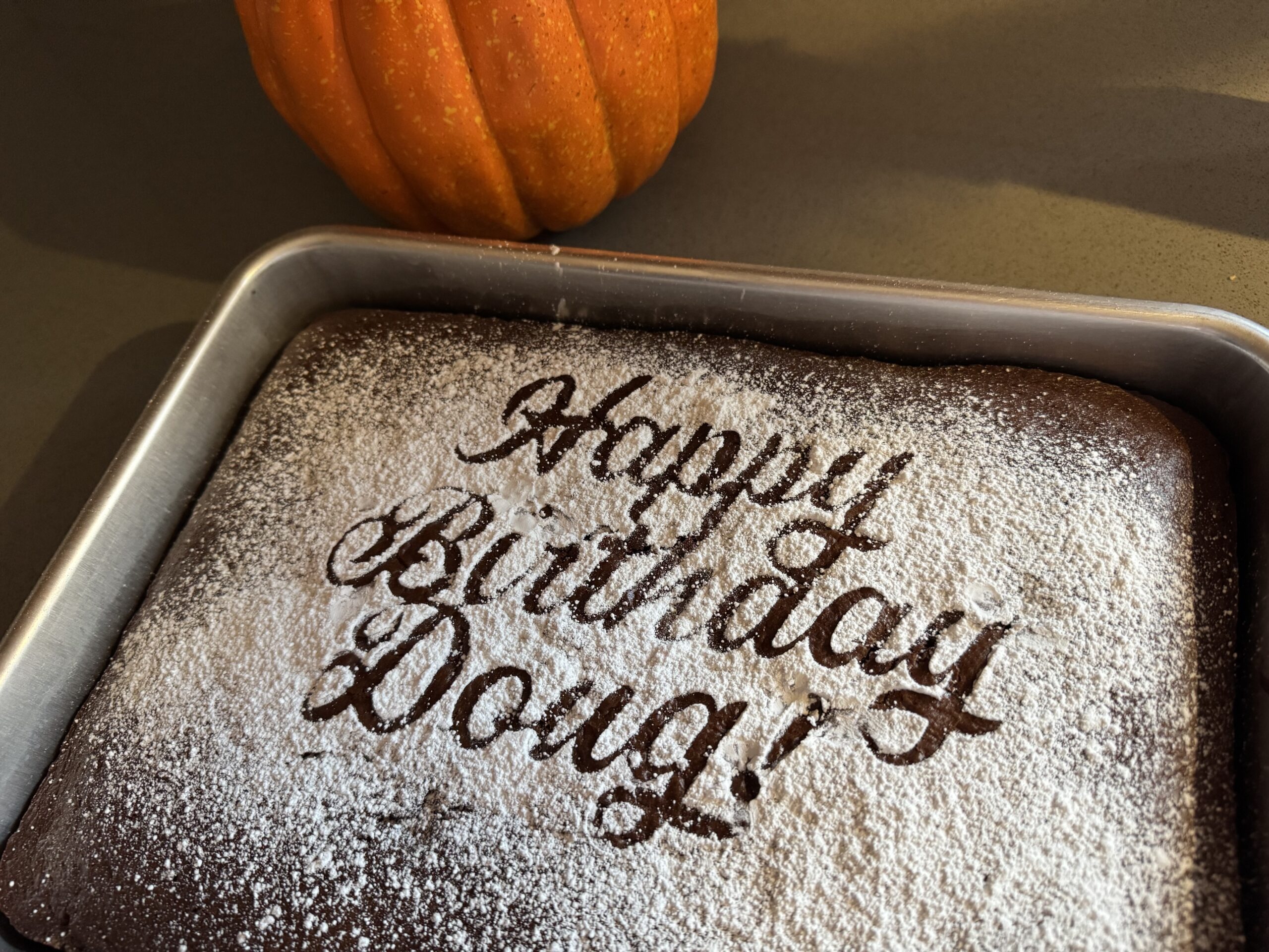 Laser Engraving Custom Engraving on balsa wood and powder sugar on cake