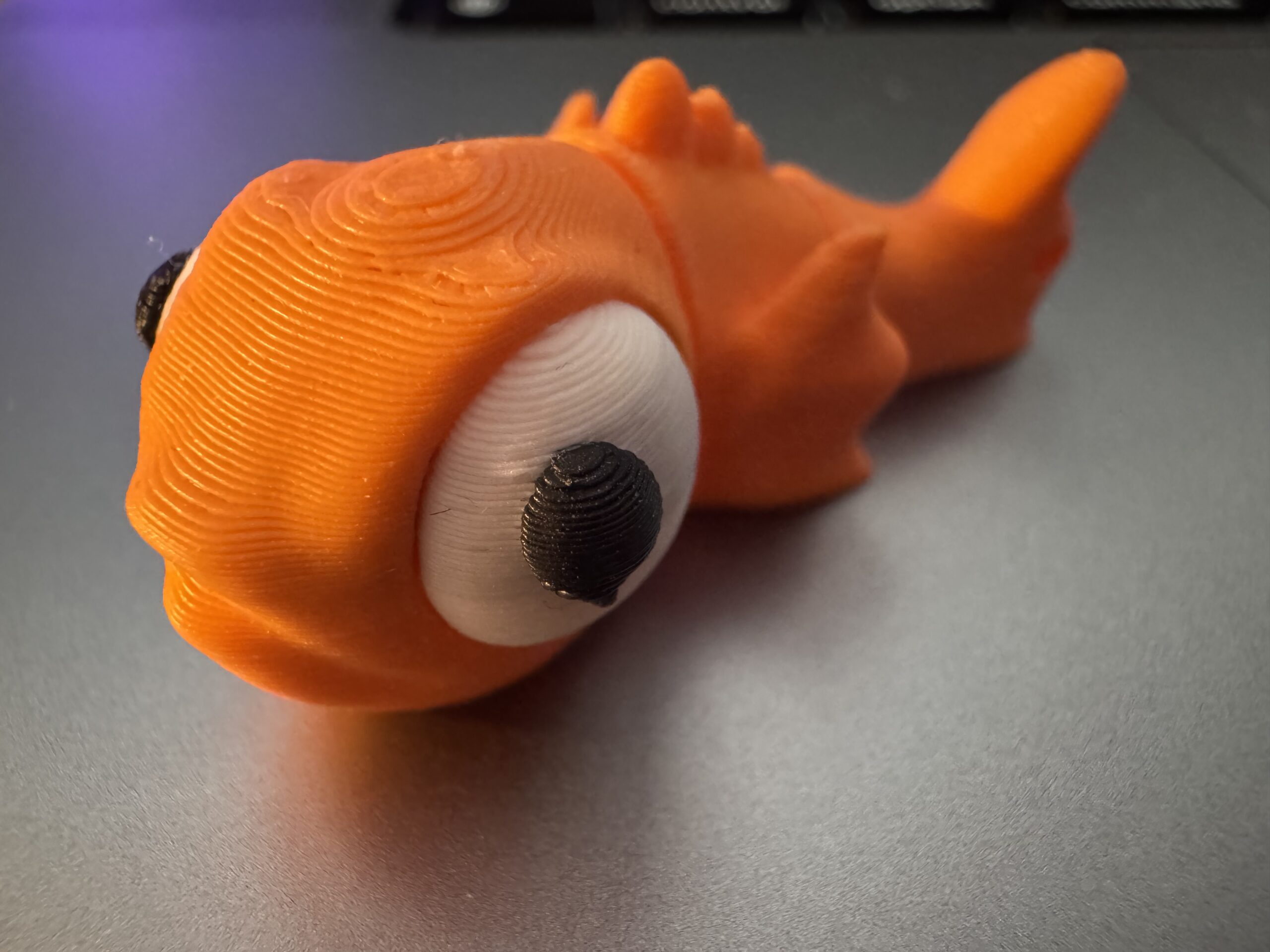 3D Printed Orange Fish 3D Printed Orange Fish